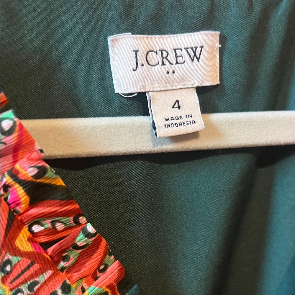 J.Crew Colorful Paisley Ruffle Dress - Picture 2 of 3